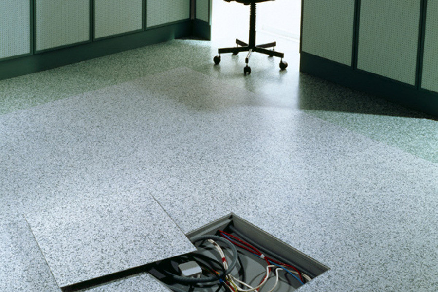 Gerflor Homogeneous Electro Static Discharge [ESD] vinyl flooring Mipolam Technic EL5, Conductive flooring in indian by indiana flooring